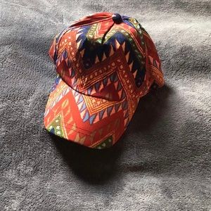 Multi color baseball cap unisex